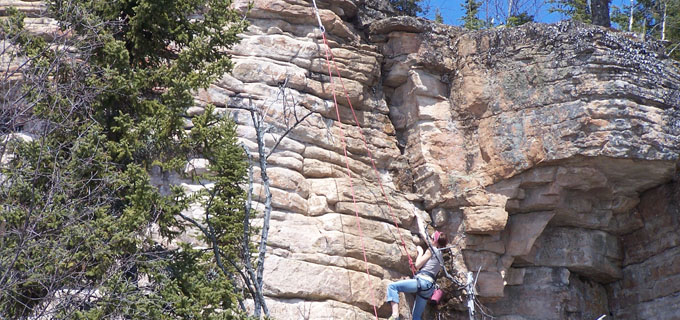 Rockr Climbing At Pass Lake
